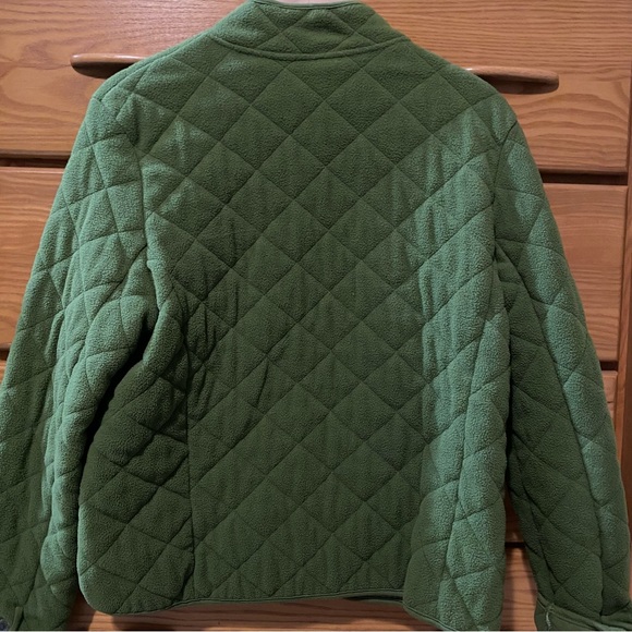 Falls Creek Green Fleece Jacket - Picture 3 of 4